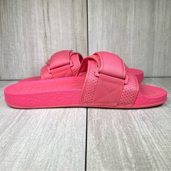 Adidas Pharrell Williams Chancletas HU Pink Sandals Shoe FV7289 Men’s Size 12 main image 7